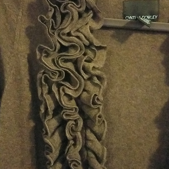 Cynthia Rowley cardigan size L 🐶 Rabbit hair - Nwot - Picture 2 of 7